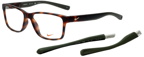 Nike Designer Eyeglasses Nike-7091-INT-200 in Matte Tortoise 54mm :: Rx Bi-Focal
