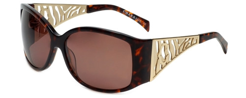 Charriol Designer Sunglasses in Tortoise Frame & Amber Lens (PC8072-C2)