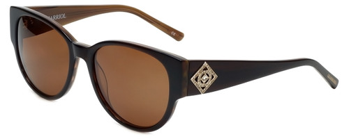 Charriol Designer Sunglasses in Brown Frame & Amber Lens (PC8088-C2)