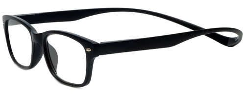 Magz Designer Eyeglasses Greenwich in Black 50mm :: Rx Single Vision