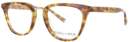 Kendall + Kylie Designer Eyeglasses Lola KKO113-239 in Honey 50mm :: Progressive