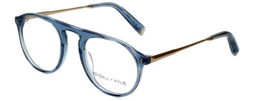 Kendall + Kylie Designer Reading Glasses Audrey KKO104-467 in Blue 50mm