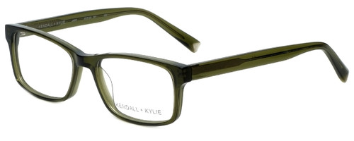 Kendall + Kylie Designer Eyeglasses JaneKKO120-301 in Green 53mm :: Progressive