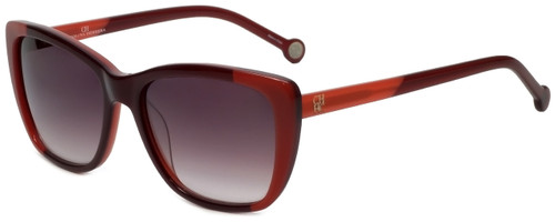 Carolina Herrera Designer Sunglasses SHE649-0GEV in Pink Maroon 55mm