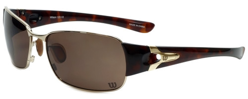 Wilson Designer Sunglasses Pitcher Major League Collection 1024 in Gold with Amber Lens