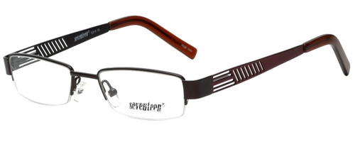 Seventeen Designer Eyeglasses SV5316-BRN in Brown 46mm :: Custom Left & Right Lens