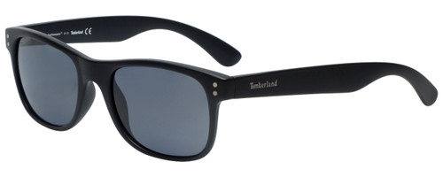 Timberland TB9063-02D Designer Polarized Sunglasses in Matte Black with Grey Lens