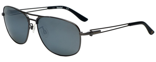 Timberland TB9073-09D Designer Polarized Sunglasses in Matte Gunmetal with Grey Lens