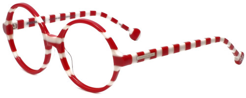 Jonathan Adler Designer Eyeglasses Cote D'azur in Red 54mm :: Rx Single Vision