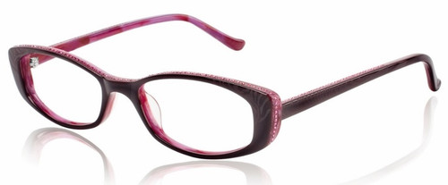 Judith Leiber Eyeglass Collection 1156 in Amethyst :: Custom Left & Right Lens