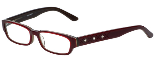 Calabria Designer Eyeglasses 820-RED in Red 50mm :: Rx Single Vision