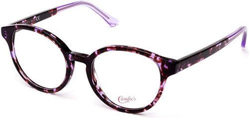 Candies Designer Eyeglasses CA0150-081 in Purple Tortoise 49 mm :: Progressive