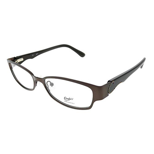 Candie's Designer Eyeglasses Skye-MBRN in Matte Brown 52 mm :: Progressive
