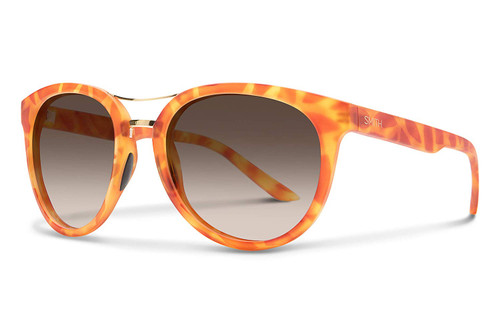 Smith Optics Bridgetown Sunglasses in Matte Golden Tortoise with Brown Gradient Lenses