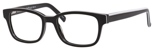 Ernest Hemingway Designer Eyeglasses H4689-BKW in Black White 49mm :: Rx Bi-Focal