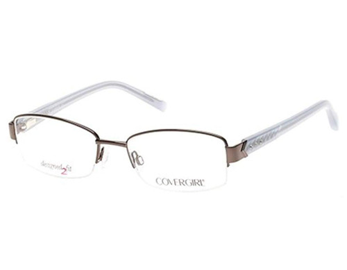 Cover Girl Designer Reading Glasses CG0443-008 in Silver 53mm