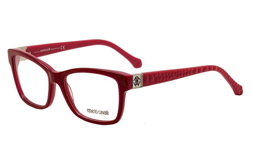 Roberto Cavalli Designer Eyeglasses RC0755-074 in Red 54mm :: Progressive