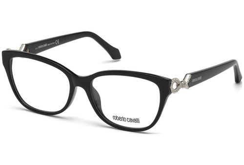 Roberto Cavalli Designer Eyeglasses RC5017-001 in Black 54mm :: Rx Bi-Focal