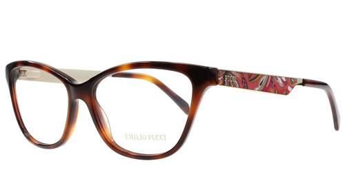 Emilio Pucci Designer Reading Glasses EP5012-052 in Havana 54mm