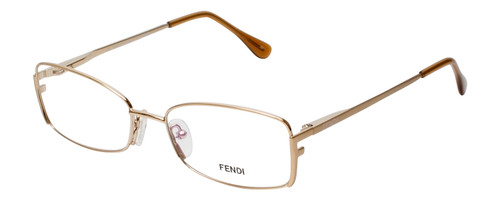 Fendi Designer Eyeglasses F960-714 in Gold 52mm :: Custom Left & Right Lens