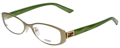 Fendi Designer Eyeglasses F899-317 in Matte Green 50mm :: Rx Single Vision