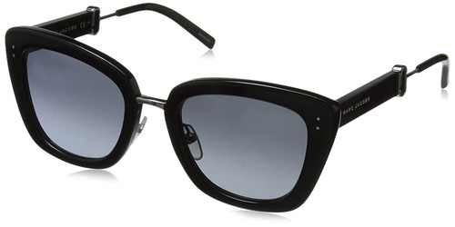 Marc Jacobs Designer Sunglasses MARC131-0807in Black with Grey Lens