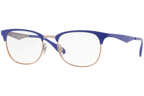 Ray Ban Prescription Eyeglasses RX6346-2972-50 Copper/Violet 50mm Custom Left&Right Lens