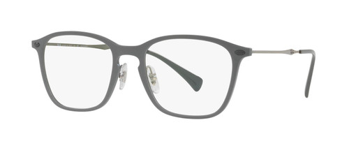 Ray Ban Designer Reading Eye Glasses Shiny Glossy Grey/Silver RB8955-5757-53 mm