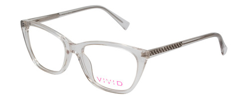 Vivid Designer Reading Eyeglasses 886 in Shiny Crystal 53 mm Progressive