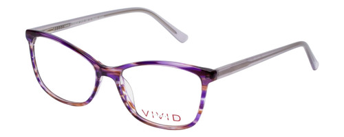 Vivid Designer Reading Eyeglasses 893 Marble Purple/Lavender 52 mm