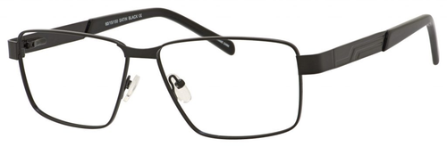 Dale Earnhardt, Jr Designer Eyeglasses-Dale Jr 6816 in Satin Black 60mm Custom Lens