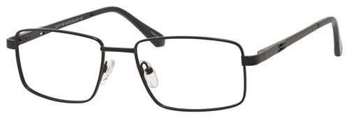 Dale Earnhardt, Jr Designer Eyeglasses 6817 in Satin Black 53mm Custom Lens