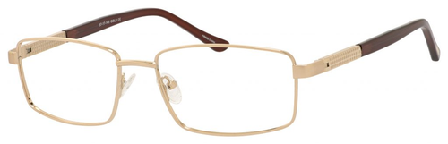 Dale Earnhardt, Jr Designer Eyeglasses-Dale Jr 6818 in Gold 57mm Custom Lens