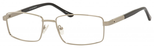 Dale Earnhardt, Jr Designer Eyeglasses -Dale Jr 6818 in Silver 57mm Custom Lens