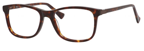 Profile View of Esquire Men's Blue Light Filter + A/R Lenses Eyeglasses EQ1509 in Tortoise-54mm