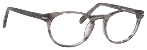 Esquire Designer Unisex Oval Frame Eyeglasses EQ1510 in Grey Amber-50 mm Custom Lens