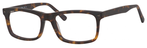 Esquire Designer Mens EQ1548 Reading Eyeglasses in Matte Tortoise 55 mm