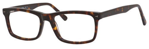 Esquire Designer Mens EQ1548 Reading Eyeglasses in Shiny Tortoise 55 mm Custom Lens