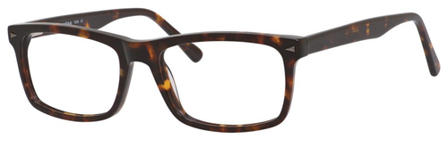 Profile View of Esquire Mens EQ1548 Blue Light Filter+A/R Lenses Eyeglasses Shiny Tortoise 55 mm
