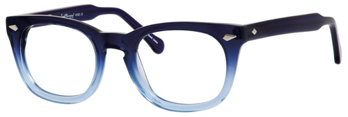 Ernest Hemingway H4668 Unisex Round Eyeglasses in Blue Fade 48 mm Progressive