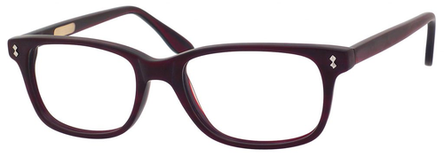 Ernest Hemingway H4617 Unisex Rectangular Frame Eyeglasses Matte Burgundy/Red 48 mm Custom Lens