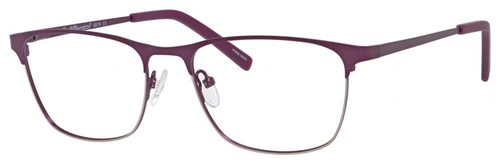 Ernest Hemingway H4818 Unisex Oval Eyeglasses in Purple/Gunmetal 54 mm RX SV