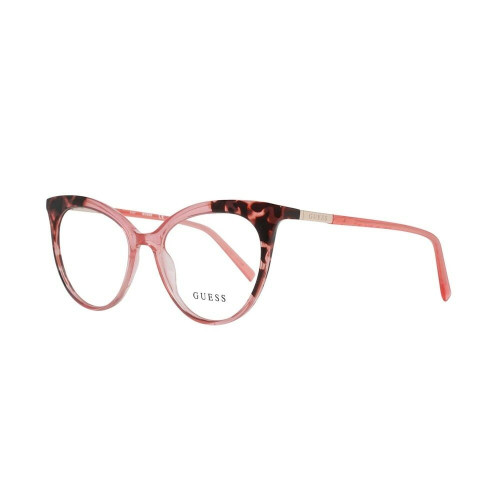 Guess Designer Reading Glasses GU3031-077 in Light Pink Tortoise 52mm Rx Single Vision
