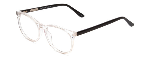 Profile View of Ernest Hemingway 4839 Unisex Cateye Eyeglasses in Clear Crystal/Gloss Black 52mm