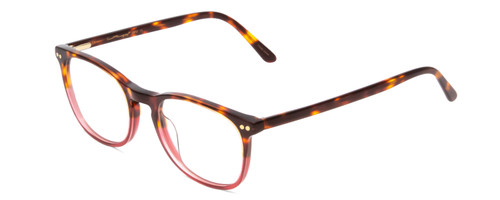 Profile View of Ernest Hemingway H4812 Ladies Eyeglasses in Brown Tortoise/Rose Red Crystal 49mm