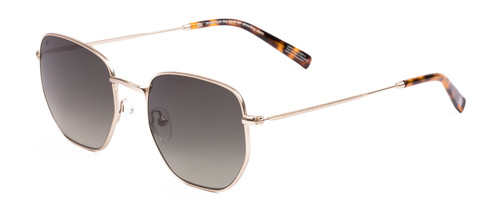 Profile View of SITO SHADES ETERNAL Unisex Designer Sunglass in Gold Tortoise Tips/Horizon 52 mm