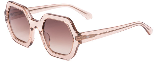 Profile View of SITO SHADES FOXY Women's Sunglasses Sirocco Pink Crystal/Rosewood Gradient 52 mm