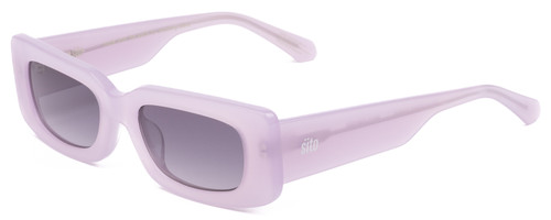 Profile View of SITO SHADES REACHING DAWN Women Sunglasses Wild Orchid Purple Crystal/Smoke 51mm