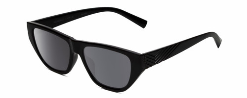 Profile View of Kendall+Kylie KK5131CE BLAKE Women Rectangle Designer Sunglasses Black/Grey 54mm