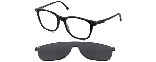 Carrera CA-2023T/CS Unisex Designer Reading Glasses in Black 48 mm Custom Lenses